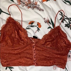 Forever 21 button up bralette